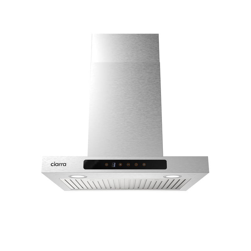 Campana extractora de pared CIARRA de 24 pulgadas con extracción de 3 velocidades CAS60102-OW