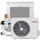 Sistema de aire acondicionado con bomba de calor Pioneer® de consola de piso de 18 000 BTU, 22,4 SEER2, minisplit Inverter++, Energy-Star, 230 V