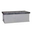 Bull FP200 Slim Rectangle Fire Pit Grey Rock Stucco Base LP/NG