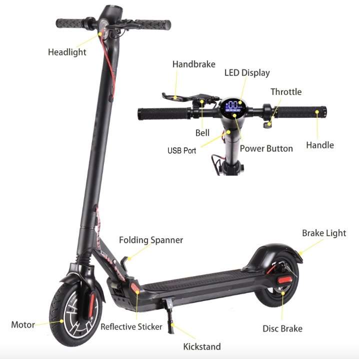 GlareWheel Technology Electric scooter ES-S10