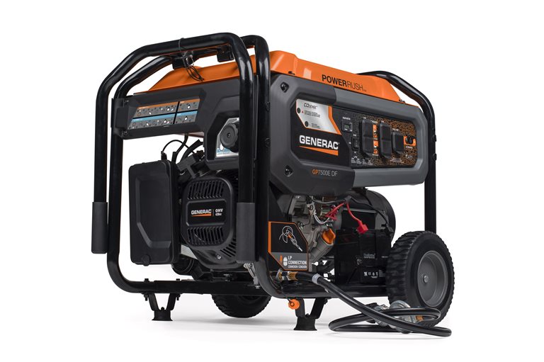 Generac Portable Generator, 7500W | Dual Fuel | With COsense