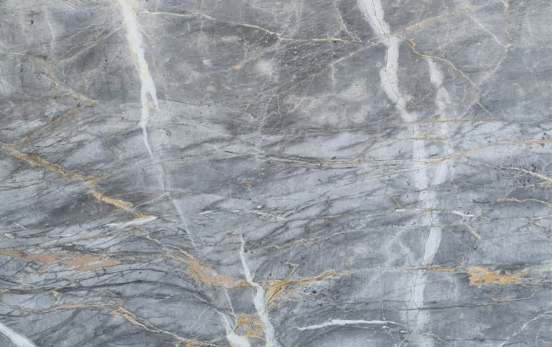 Gris Dorado Gray Bookmatching Marble Slabs Polished - Livfloors Collection