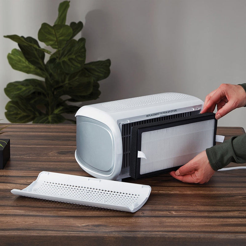 Homedics TotalClean HEPA Desktop Air Purifier White