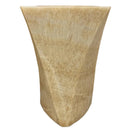 Honey Onyx Designer Pedestal Stand-Alone Sink (W)21.5" (L)23" (H)34"