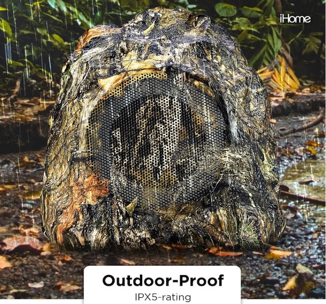 iHome Mossy Oak Camo Wireless Waterproof Rock Speaker - IHRK-400MOBC-PR