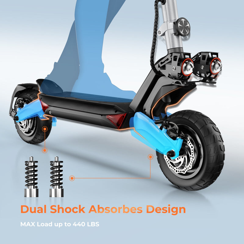 CIRCOOTER Raptor Pro Off-Road E-Scooter [1600W Dual Motor]