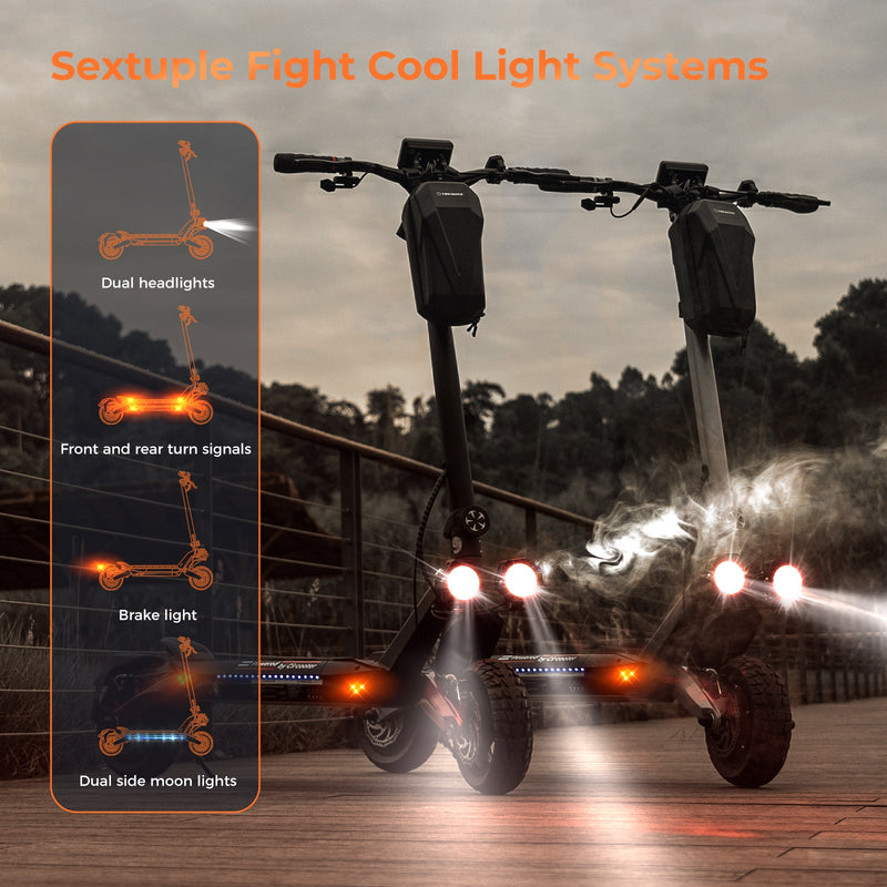 CIRCOOTER Raptor Pro Off-Road E-Scooter [1600W Dual Motor]