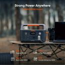 Estación de energía portátil Jackery Explorer 600 Plus + 1 panel solar SolarSaga de 100 W
