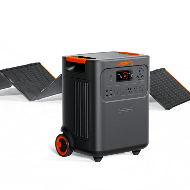 Jackery HomePower 3600 Plus + Battery Pack 3600 + SolarSaga 500 X