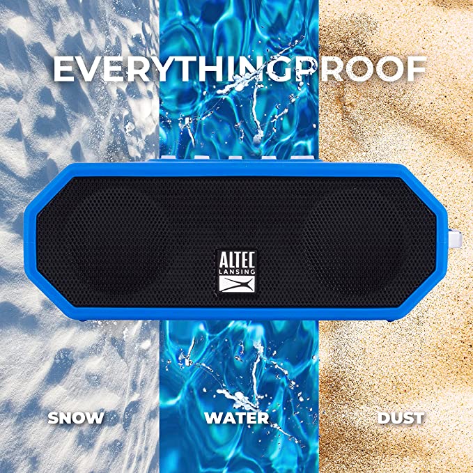 Altec Lansing Jacket H2O 4 Waterproof Bluetooth Speaker Royal Blue