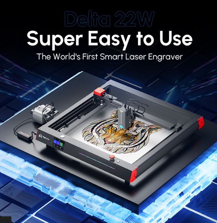 Máquina de corte y grabado láser Delta 22W de Algo Laser 