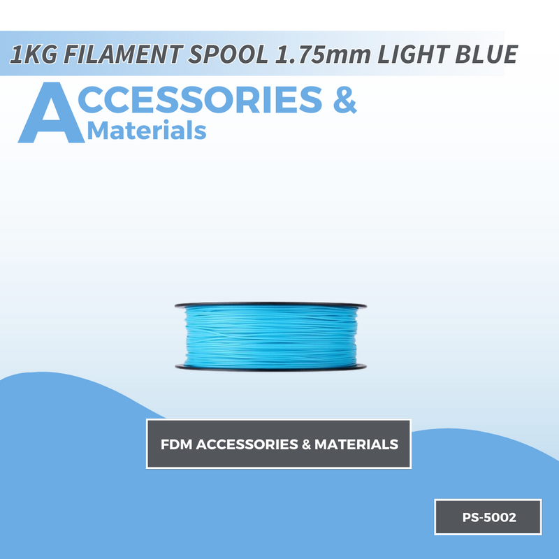 PicoSTEM 1KG FILAMENT SPOOL 1.75mm LIGHT BLUE PLA +