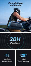 Altavoz portátil Soundcore Boom 2 Plus, color negro