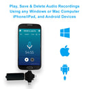 PBN - Grabadora de audio USB TEC K-USB-OTG de 25 días de duración y 8 GB