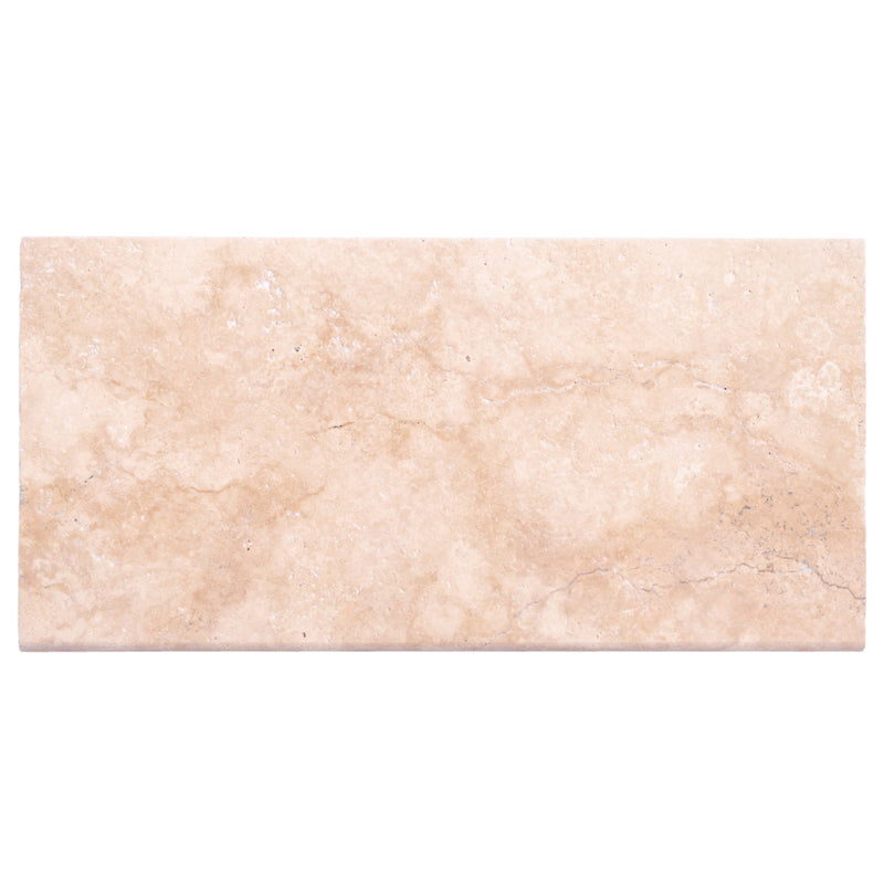 Light Antique 12"x24" Tumbled Travertine Pool Coping - Full Truckload