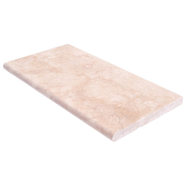 Light Antique 12"x24" Tumbled Travertine Pool Coping - Full Truckload