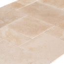 Light Beige Premium Travertine Tiles Antique Pattern Tumbled - Livfloors Collection