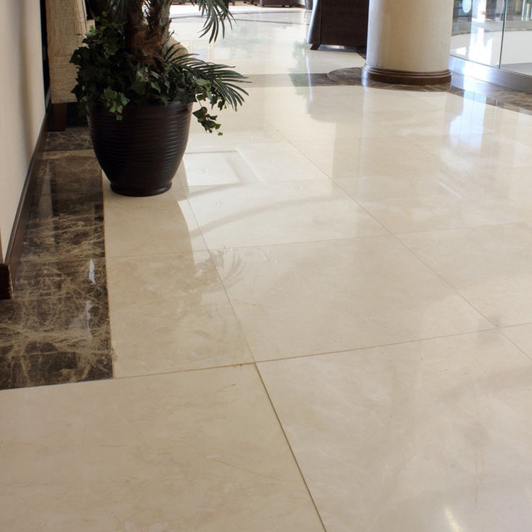 Light Pearl Beige Marble Floor and Wall Tile Polished - Livfloors Collection