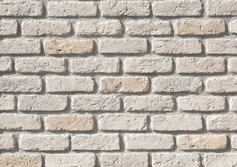 Barok Milk White Manufactured Stone Handmade Brick Veneer - Livfloors Collection