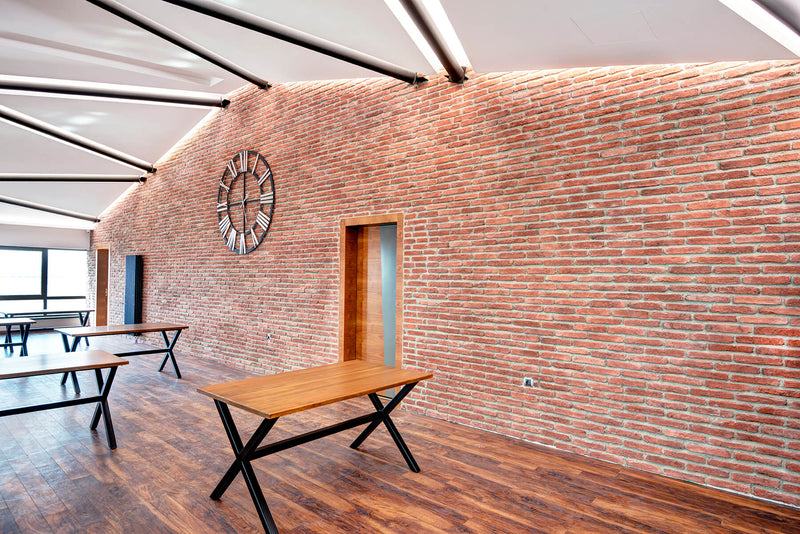 Ferrara Red Manufactured Stone Handmade Brick Veneer - Livfloors Collection