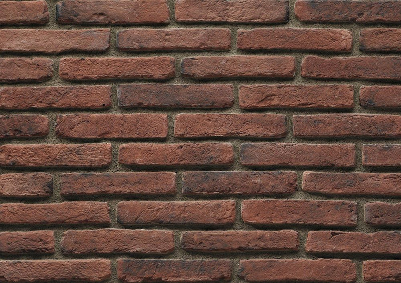 Ferrara Red Manufactured Stone Handmade Brick Veneer - Livfloors Collection