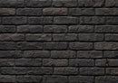 Granulbrick Dark Grey Manufactured Stone Handmade Brick Veneer - Livfloors Collection