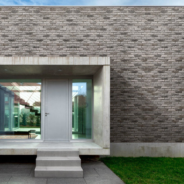 Loft Smoke Manufactured Stone Handmade Brick Veneer - Livfloors Collection