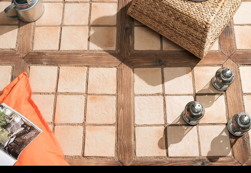Isola 10 Light Cotto Manufactured Stone Pavers 3/4" Thick F04LC - Livfloors Collection