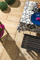 Dark Yellow Sienna Manufactured Stone Pavers Pattern F01DY - Livfloors Collection