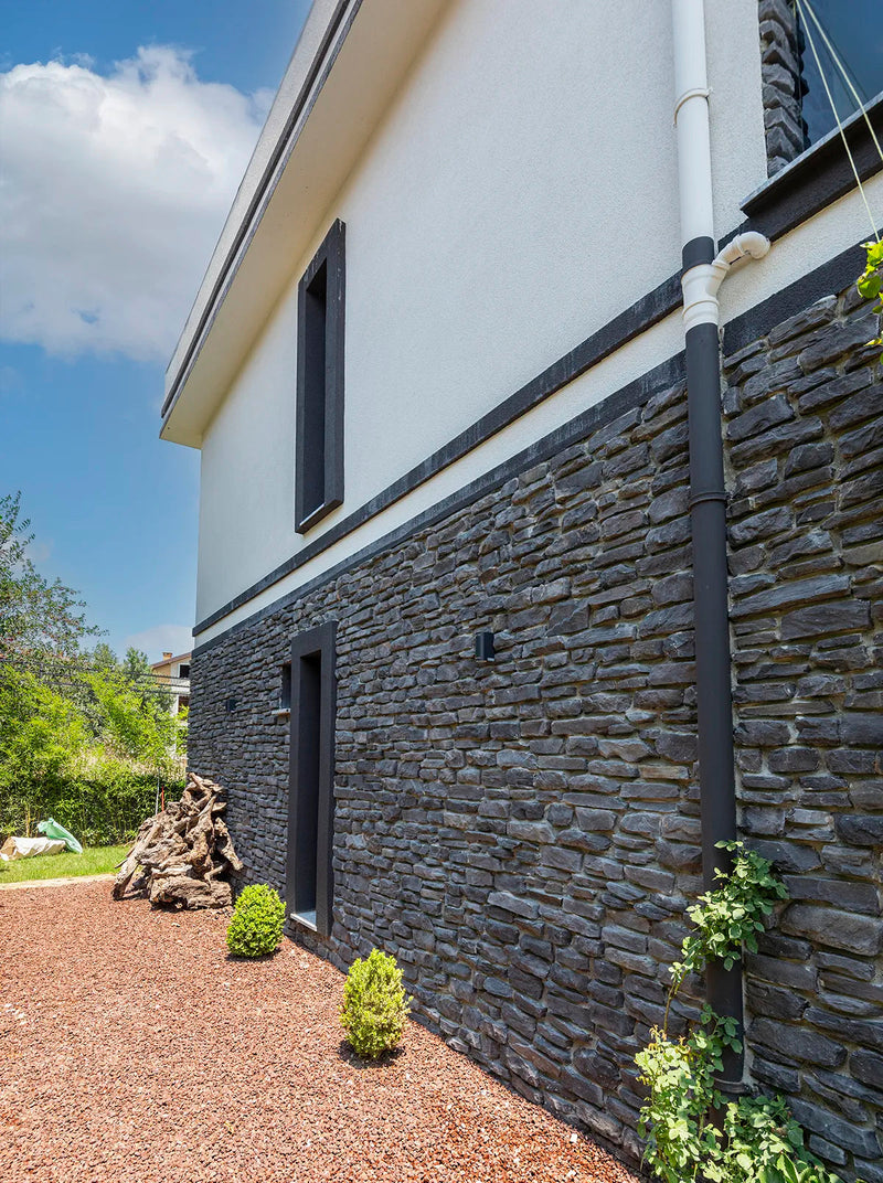 Cappadocia Anthracite Slate Look Manufactured Stone Handmade Veneer - Livfloors Collection
