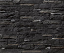 Inka Dark Rundle Black Slate Look Manufactured Stone Handmade Veneer - Livfloors Collection