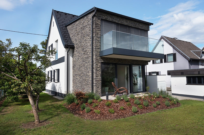 Sierra Anthracite Slate Look Manufactured Stone Handmade Veneer - Livfloors Collection