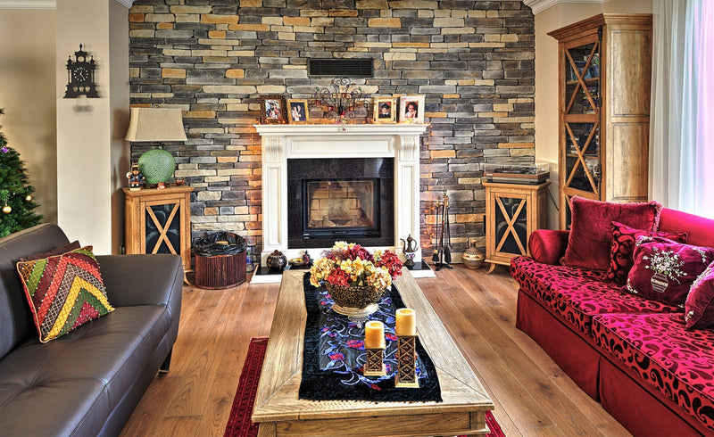 Sierra Ash Slate Look Manufactured Stone Handmade Veneer - Livfloors Collection