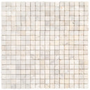 Carrara White Marble Tumbled Mosaic Floor and Wall Tile - Livfloors Collection