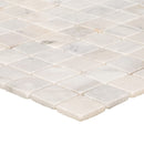 Carrara White Marble Tumbled Mosaic Floor and Wall Tile - Livfloors Collection