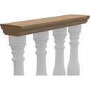 Marble Top Rail Hand-carved from Solid Marble Block MEGBR01