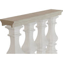 Marble Top Rail Hand-carved from Solid Marble Block MEGBR04