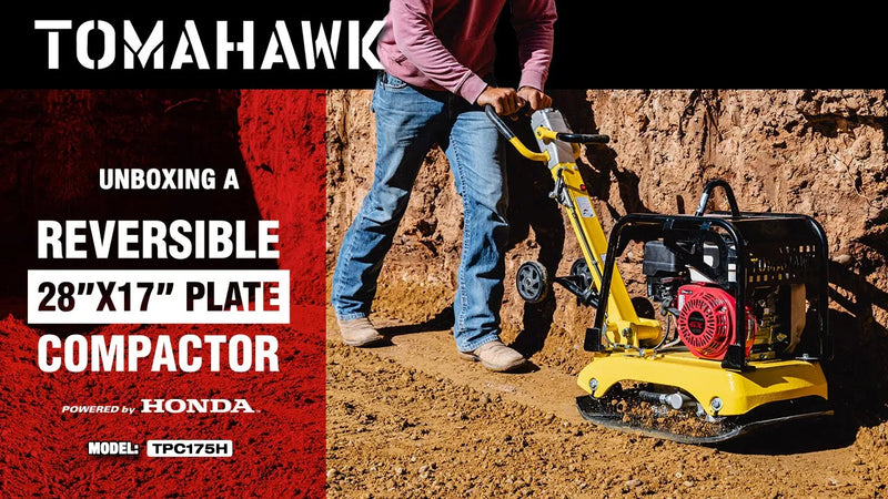 6.5 HP Honda Reverse Hydraulic Plate Compactor for Soil, Aggregate, Cohesive Compaction