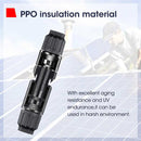 Conector solar BougeRV de 44 piezas con llaves, IP67, impermeable, macho/hembra