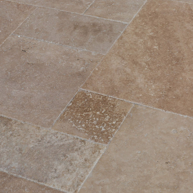 Meandros Walnut Antique Pattern Brushed, Chiseled and Unfilled - Full Truckload