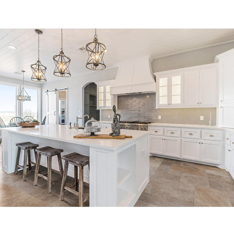 Meandros Walnut Antique Pattern Brushed, Chiseled and Unfilled - Full Truckload
