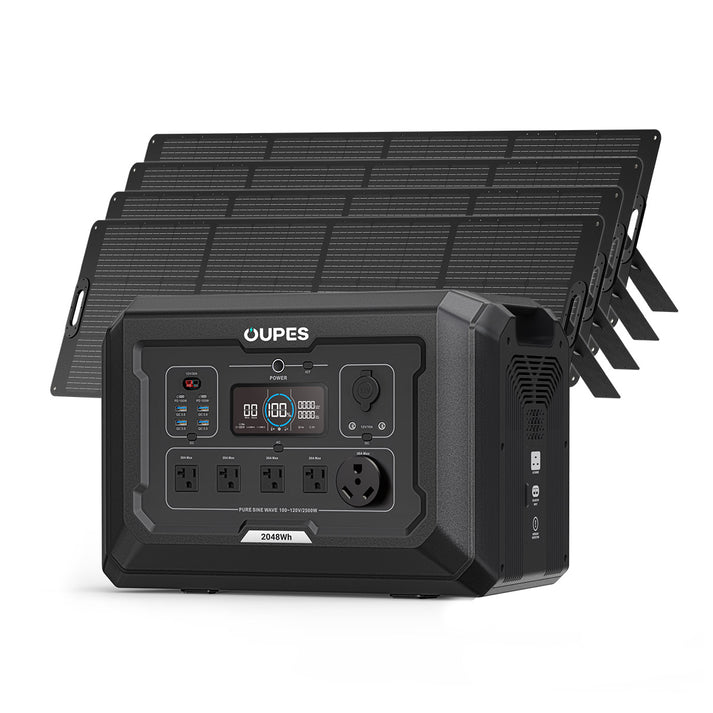 OUPES Mega 2 Power Station | 2500W, 2048Wh, Fast Charge