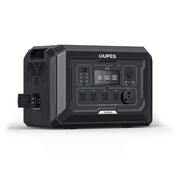 OUPES Mega 2 Power Station | 2500W, 2048Wh, Fast Charge