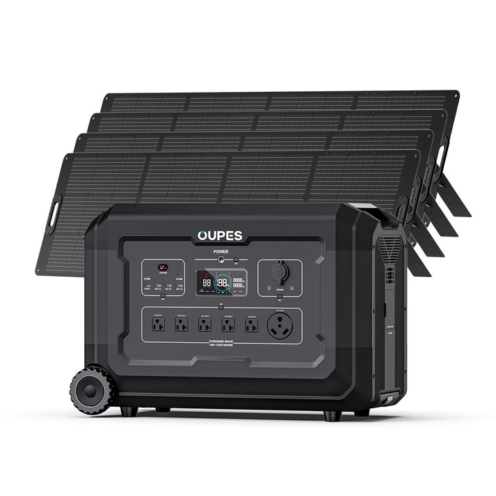 OUPES Mega 5 Home Backup & Portable Power Station | 4000W 5040Wh