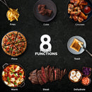 Horno freidora de aire digital multiusos Elite de 10 l de acero inoxidable