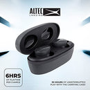 Auriculares verdaderamente inalámbricos Altec Lansing NanoBuds ANC en color gris carbón