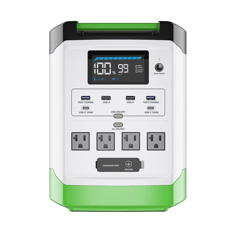Nature's Generator Lithium 1800 Solar Generator and Transfer Switch