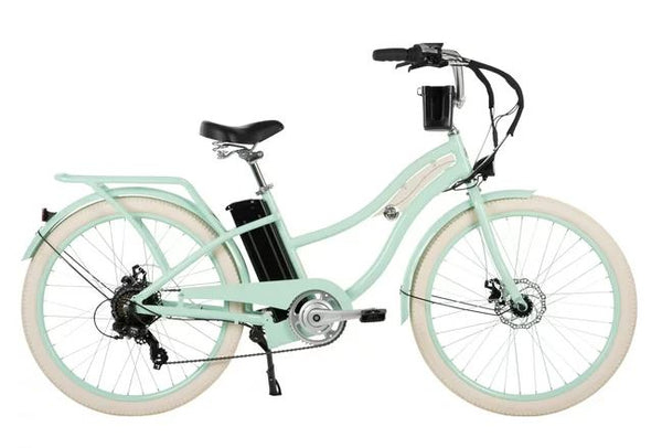 Huffy Nel Lusso 26-inch 7-Speed Electric Cruiser Bike with