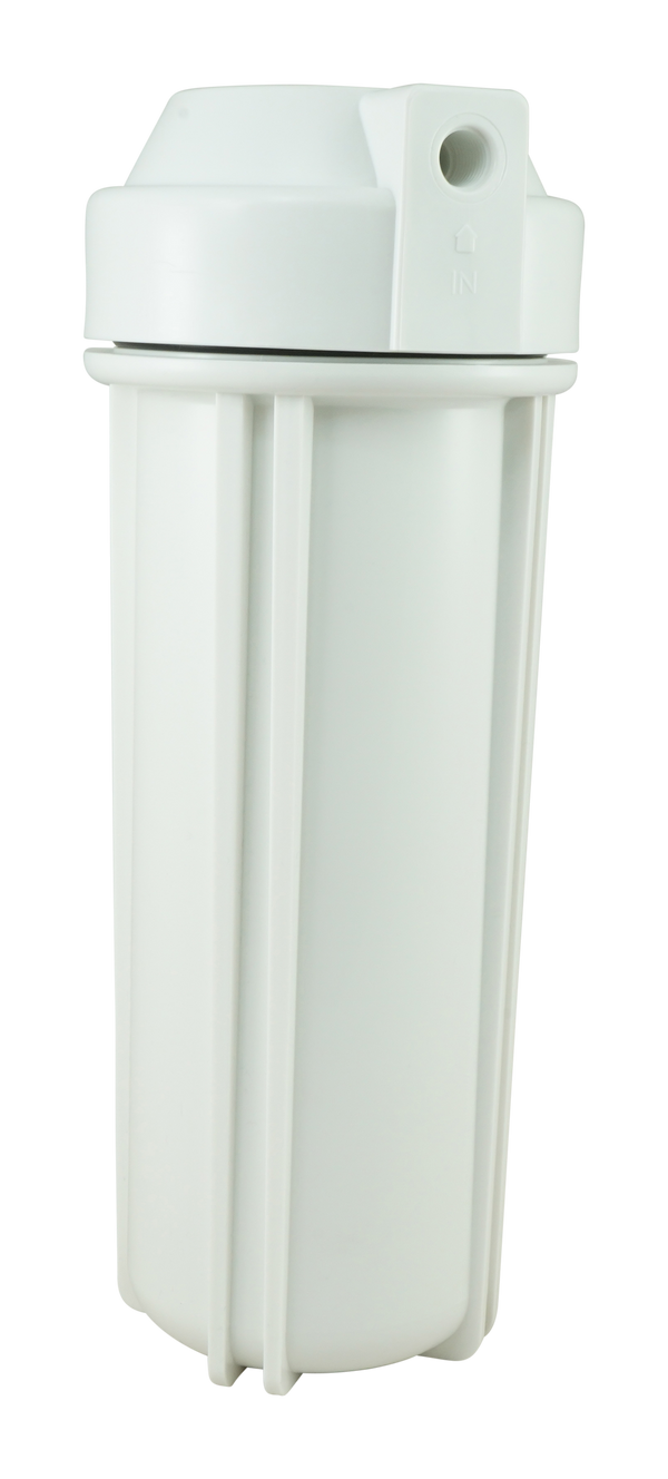 2.5" x 10" White Poly Sump and Cap Assembly