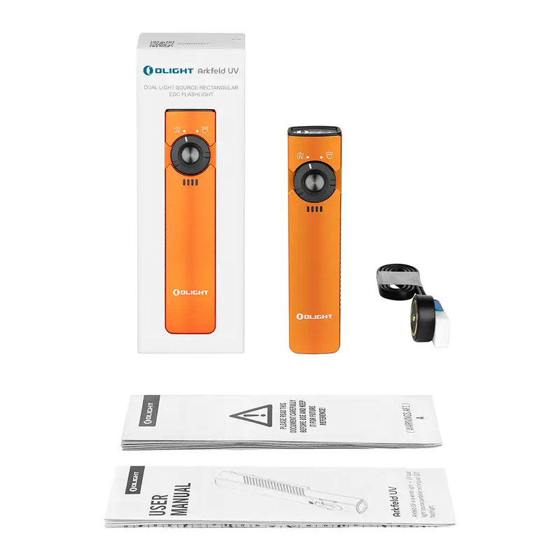 Olight Arkfeld  UV Mode Flashlight with White Light